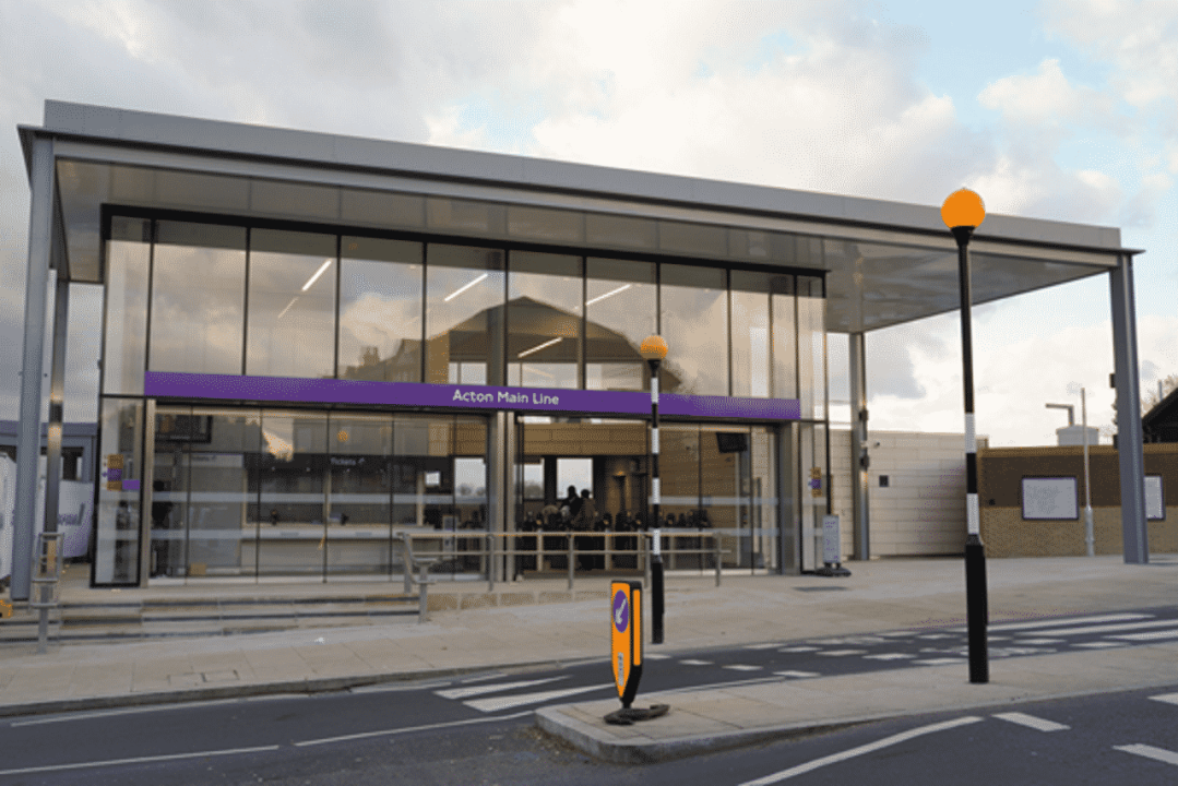 New lifts and entrance at Acton Main Line