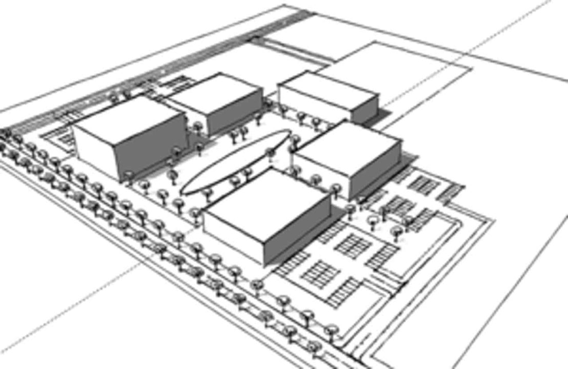 Hydrogen transport hub sketch