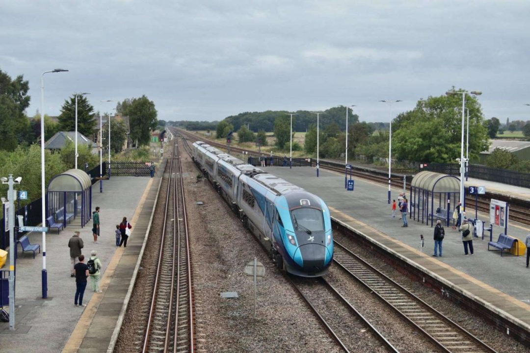 TransPennine Express train at Church Fenton