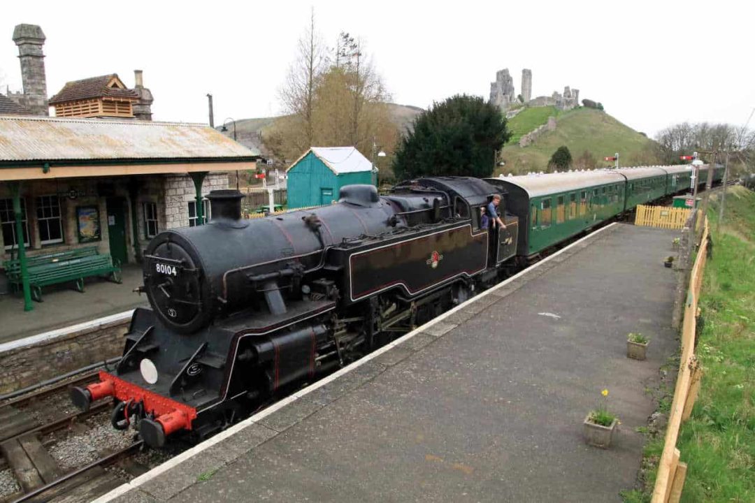 80104 on Swanage Railway refresher trains