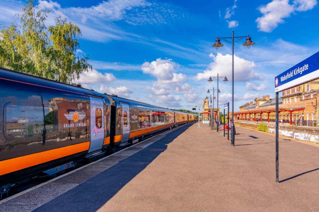 Grand Central train at Wakefield Kirkgate