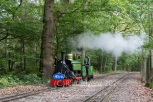 Mad Bess runs light engine away from Woody Bay