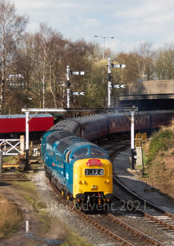 55009 Alycidon arrives into Bury Bolton Street station