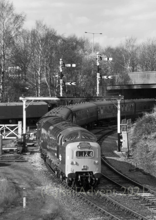 55009 Alycidon arrives into Bury Bolton Street station