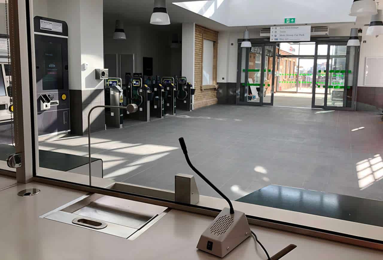 Taunton ticket office from inside