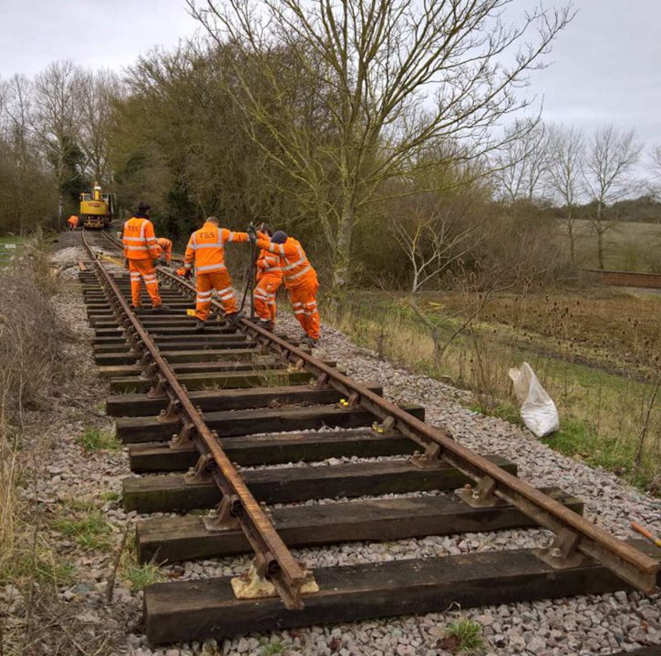 Work Progresses on the Mid Suffolk Light Railway extension