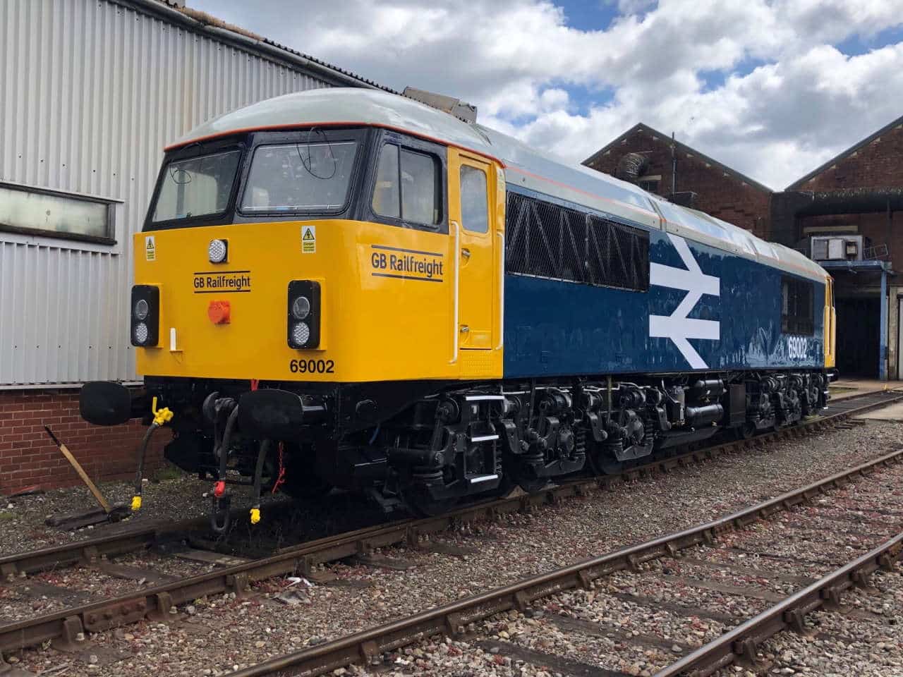 Class 69 locomotive unveiled in BR Large Logo - another special livery ...