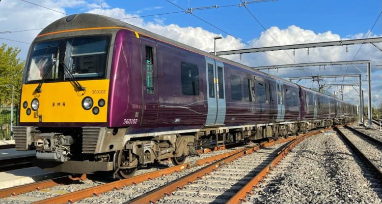 Class 360 No.360 102 in East Midland Railway livery // Credit EMR