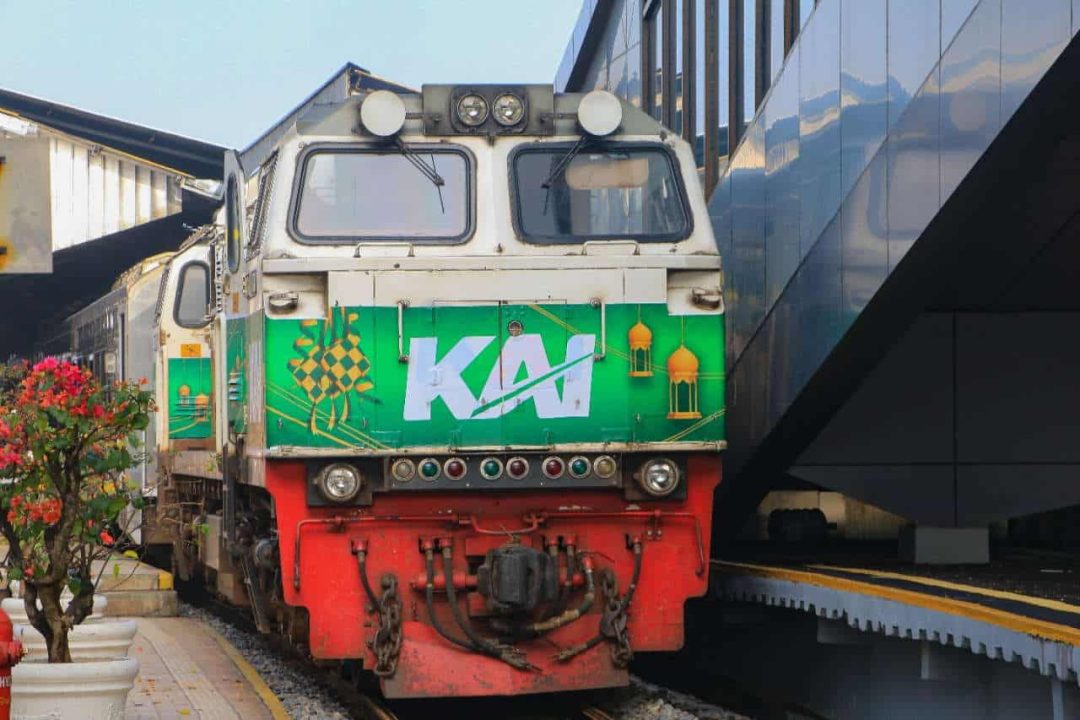 Indonesian Railway locomotive for ramadan