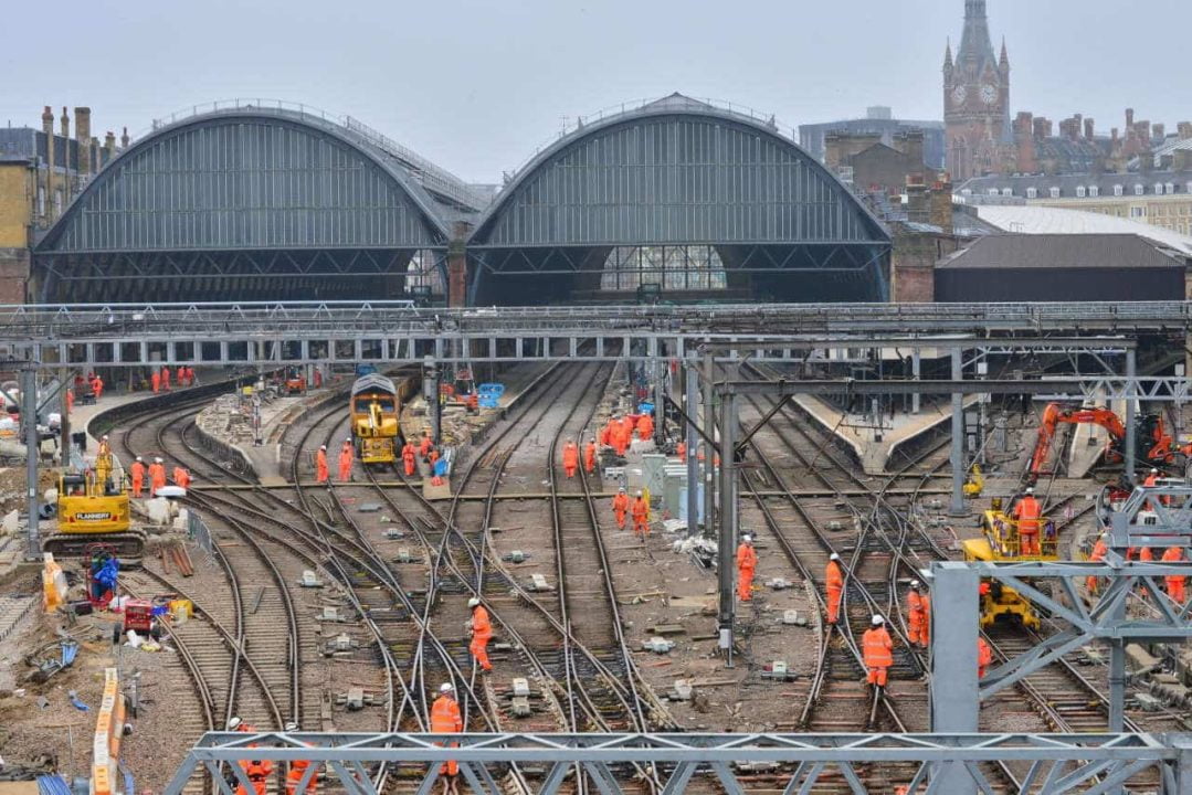 London Kings Cross infrastructure work