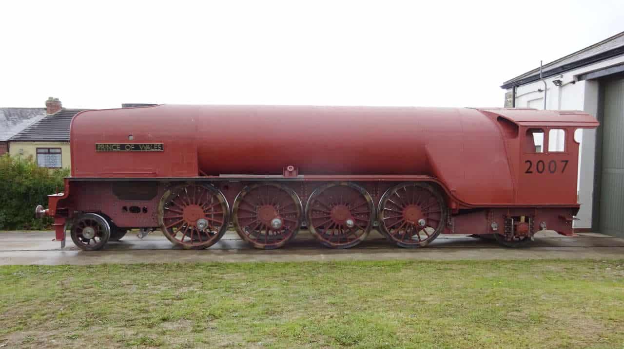 No. 2007 with nameplate outside Darlington Locomotive Works_A1SLT