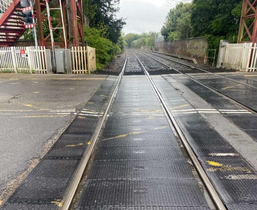 Oakham level crossing