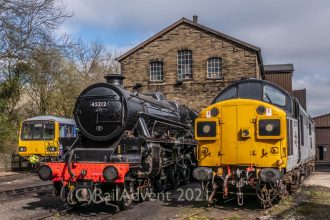 Steam locomotive 45212 to pass through Skipton this Tuesday