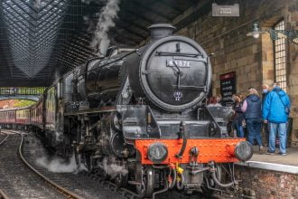 Steam locomotive 44871 set to depart Norwich this Saturday