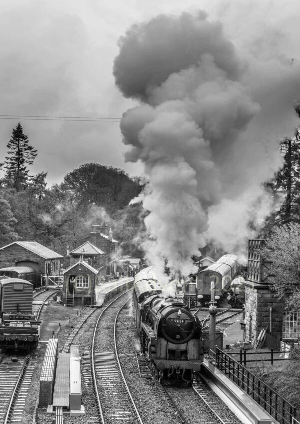 91234 departs Goathland, North Yorkshire Moors Railway