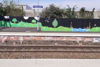 New Artwork painted at Greater Manchester’s Patricroft Station 