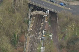 New platform at Upper Halliford, Surrey, means changes to trains from London Waterloo