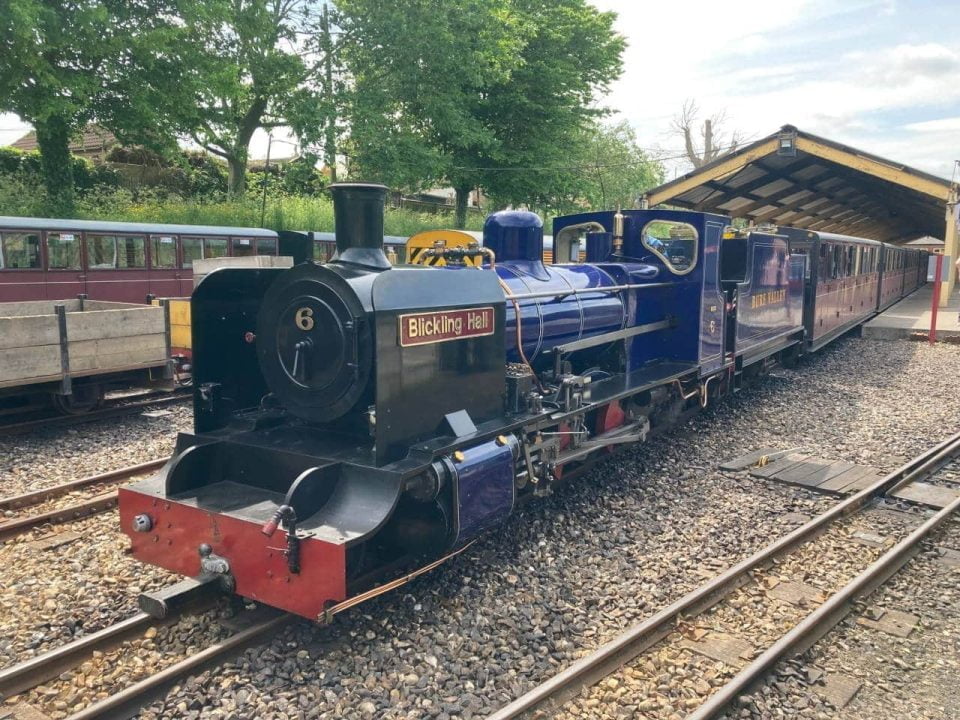 Biocoal test at the Bure Valley Railway