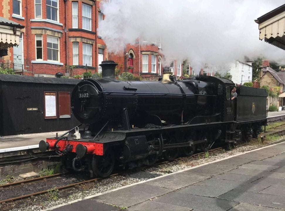 3802 goes on test at the Llangollen Railway