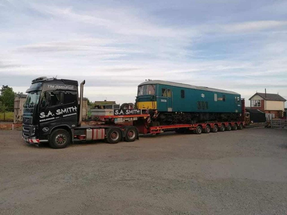 Class 73 arrives at Cambrian Heritage Railways