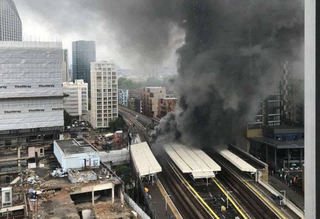 Elephant and Castle fire