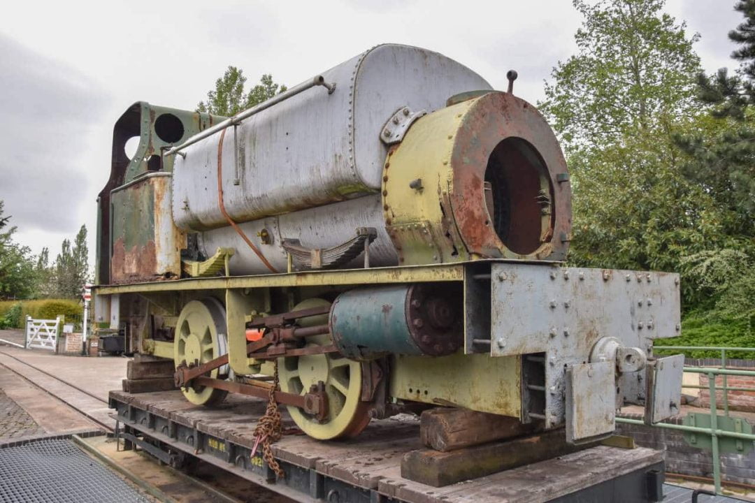 Handyman arrives at the Statfold Barn Railway