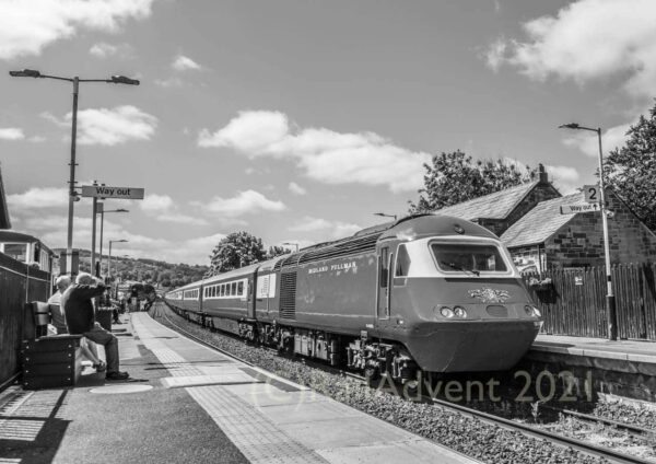 Midland Pullman HST (43055 + 43046) passes through Whalley