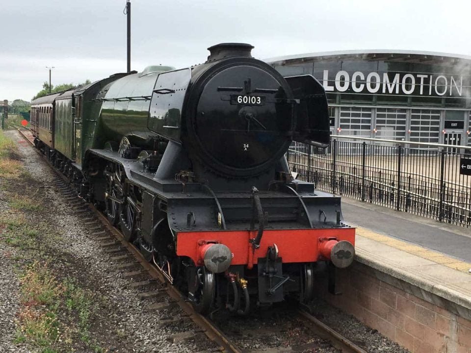 60103 arrives at Locomotion