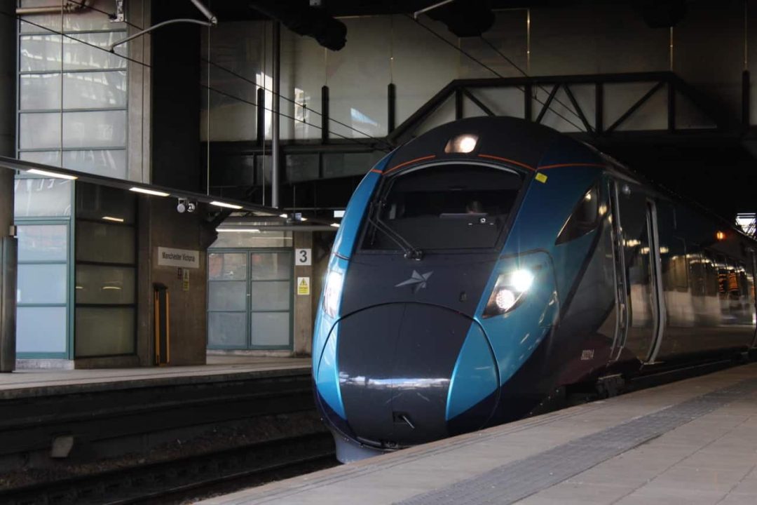 TransPennine Express Class 802 at Manchester Victoria