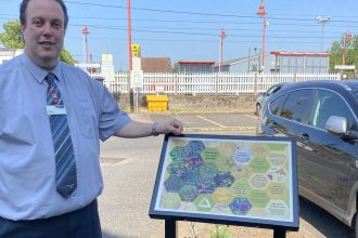 Great Northern opens Bee Garden at Downham Market station