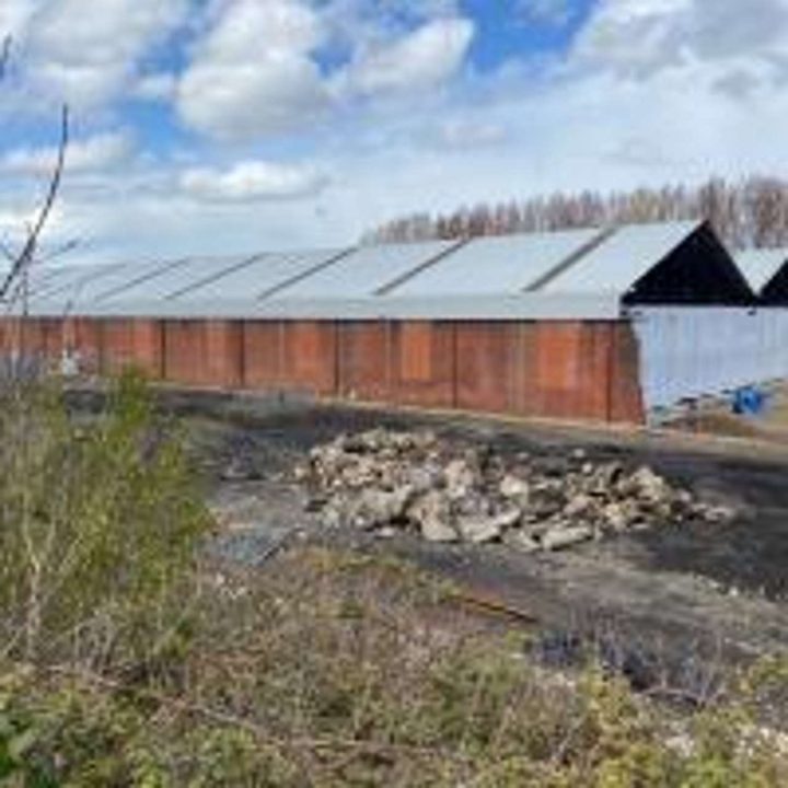 Demolition work at Gosforth Metro