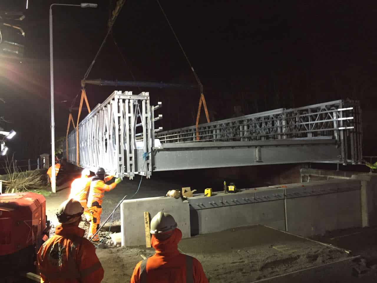 Old Kilpatrick installation of Bailey Bridge