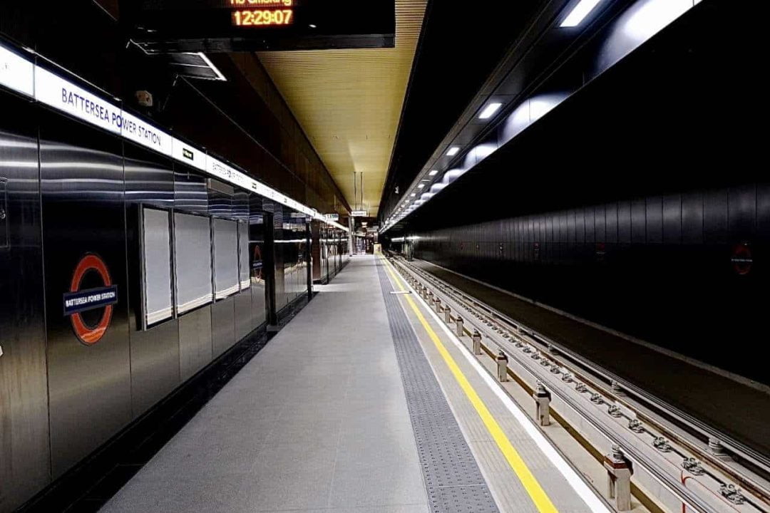 TfL Image - NLE trial operations - Battersea Power Station platform