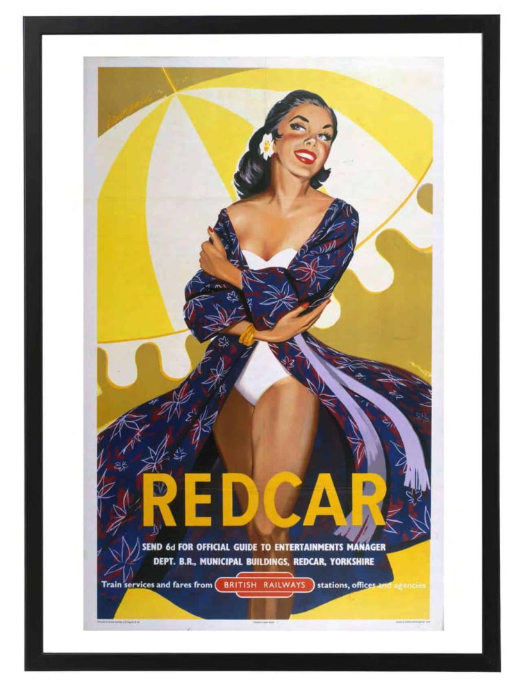 Redcar rail poster