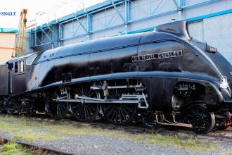 Steam locomotive 60007 Sir Nigel Gresley to visit Wrexham and Shrewsbury this Tuesday