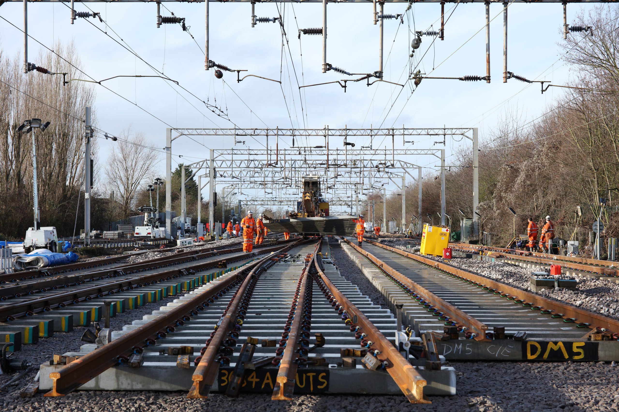 Anglia track renewal - Colchester