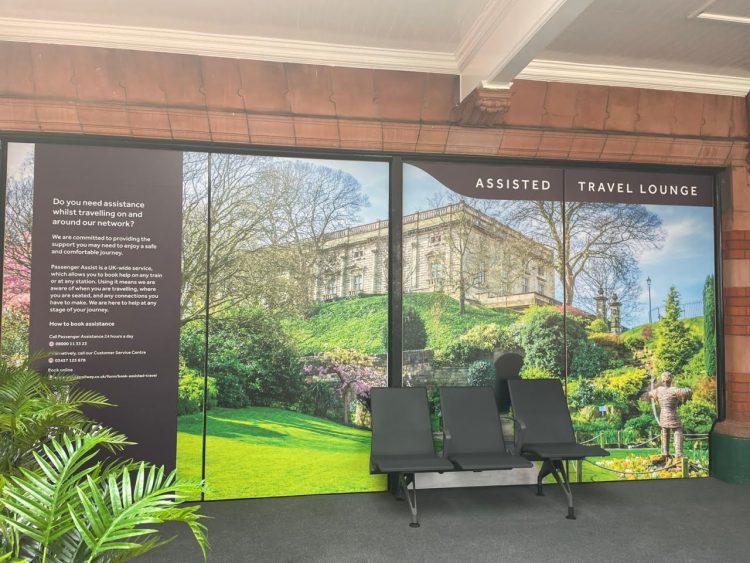 Assisted Travel Lounge at Nottingham station