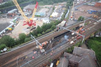 Passengers urged to check journeys before travelling as rail bridges undergo work in central Manchester