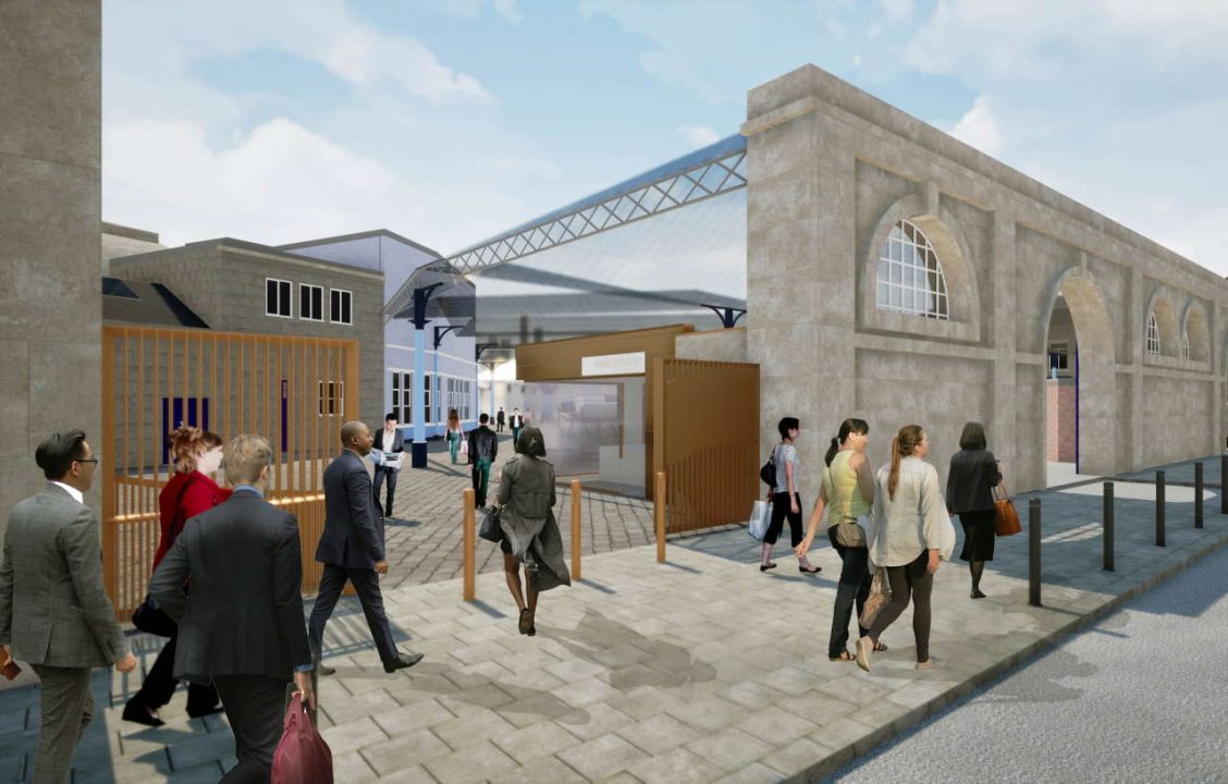 An artist's impression of the new improvements to Newcastle Central Station