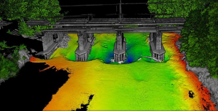 River Eden LIDAR scan