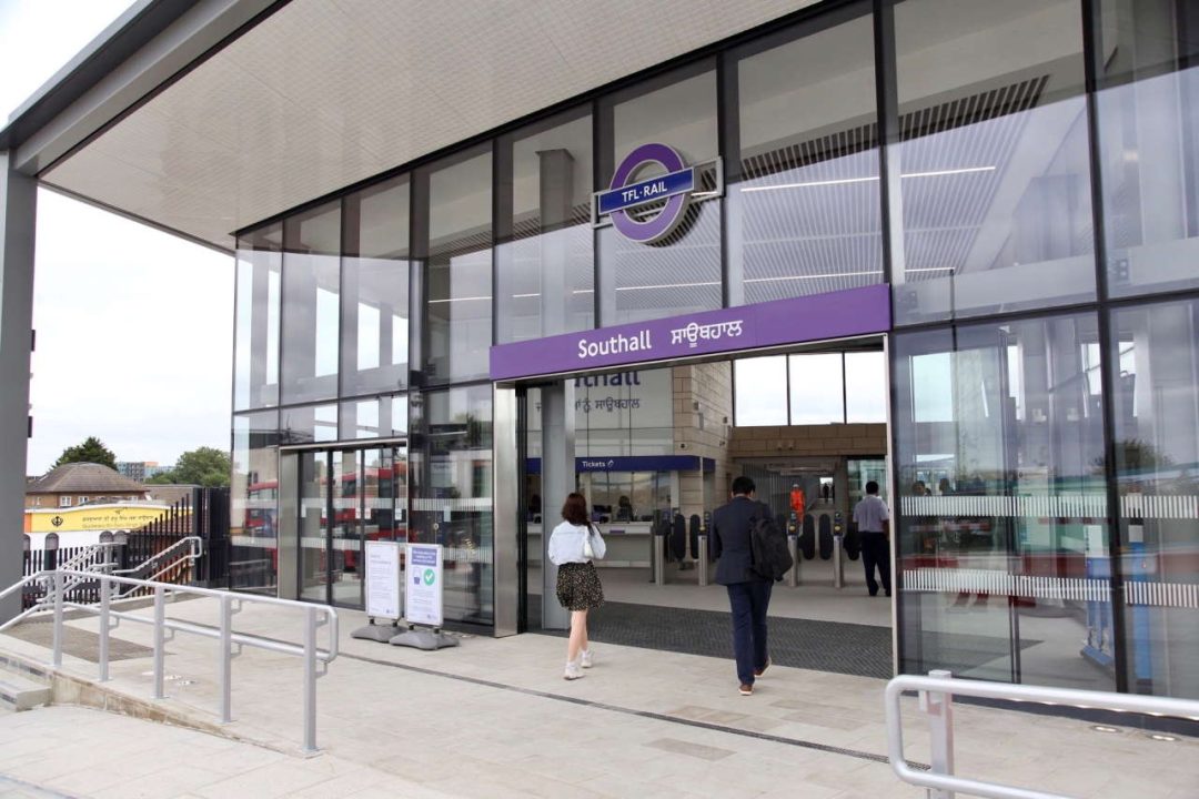 Southall new entrance and forecourt