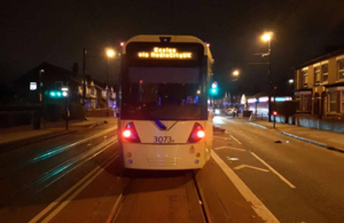 tram at manchester