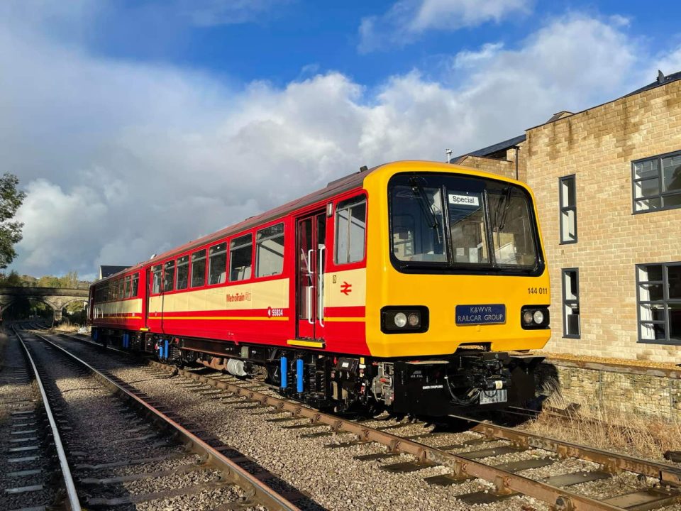 Class 144 No. 144011 at Haworth