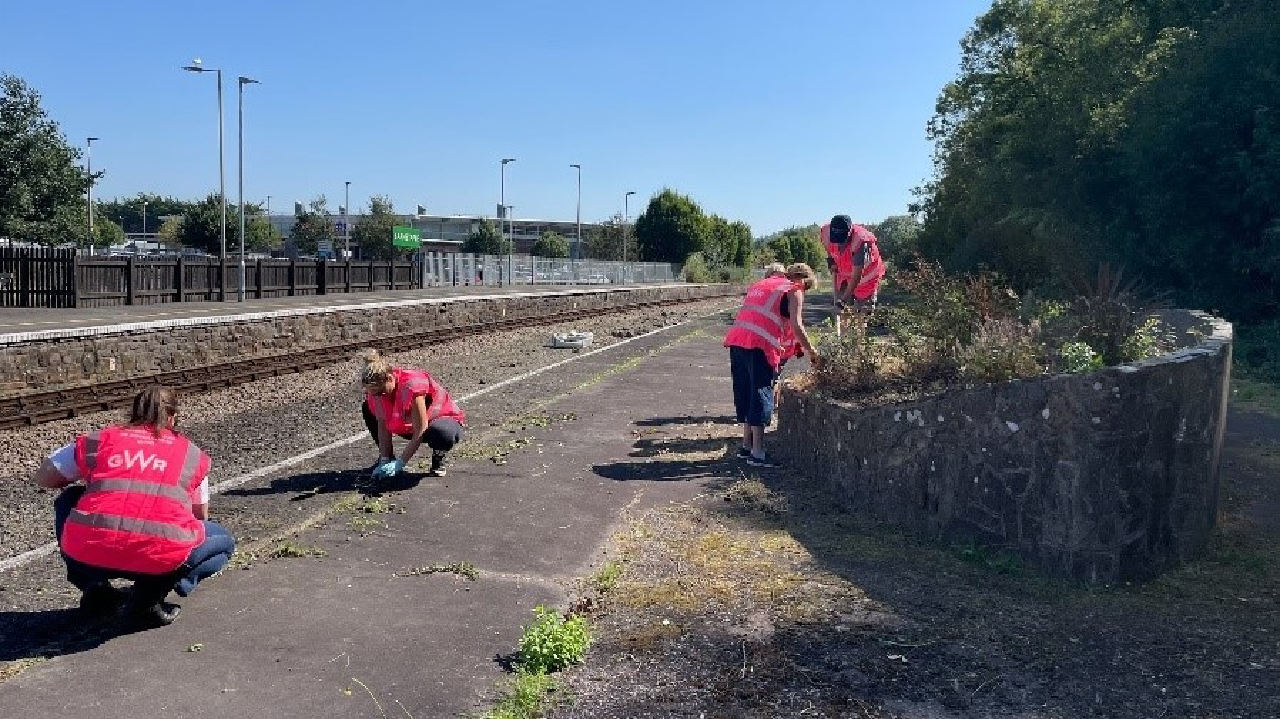 Barnstaple station volunteers at work