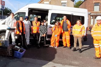 Volunteers give South Yorkshire railway station a make-over