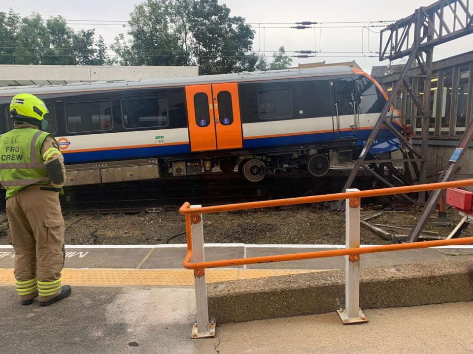 Crash at Enfield Town