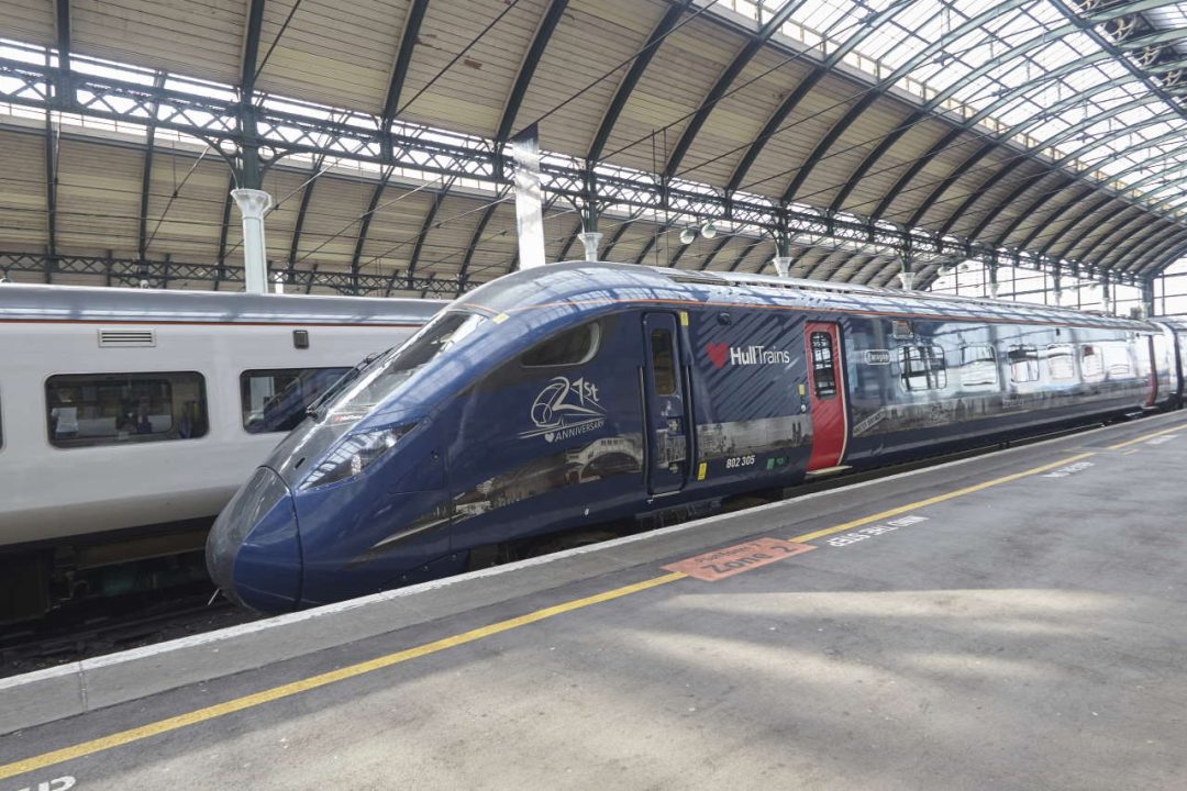 Hull Trains in the station