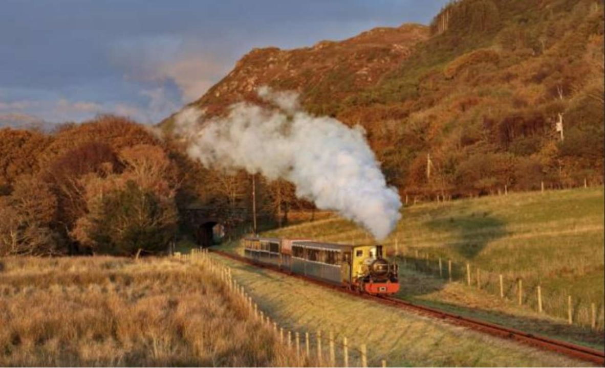 Ravenglass & Eskdale Railway's Northern Rock in the evening light