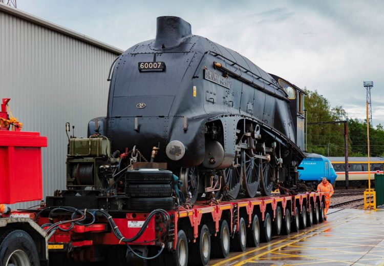 Sir Nigel Gresley at Crewe