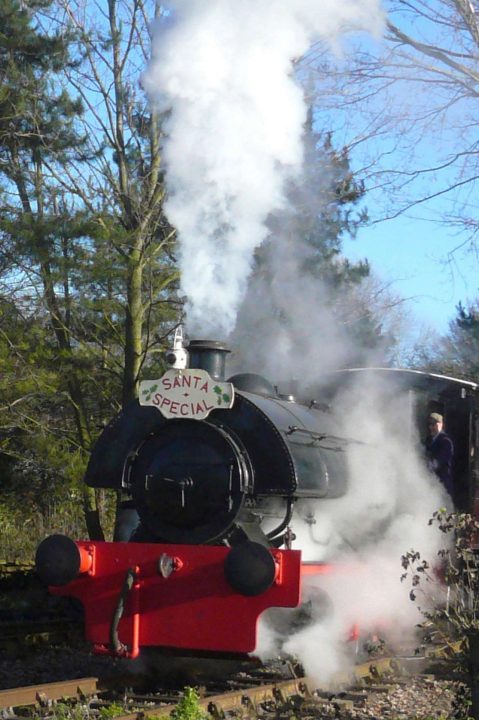 Mid Suffolk Railway santa special train